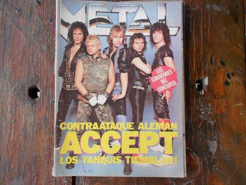 Revista Metal N° 20 Accept