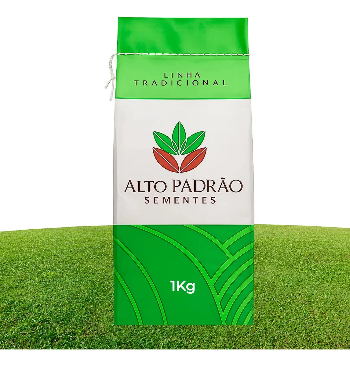 Semente De Grama Tipo Esmeralda 1kg Alta Germinação - Controle De Erosão, Resistente, Talude, Chácaras E Sítios, Jardins Residenciais, Obra Pública, Condomínio, Campo De Futebol E 