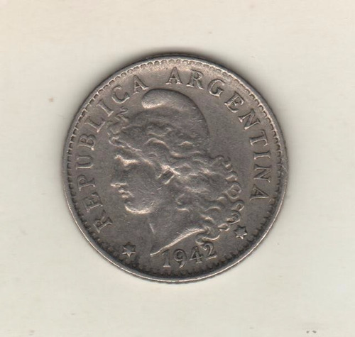 Argentina Moneda De Niquel De 5 Centavos Año 1942 - Xf