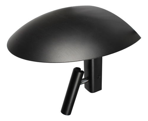 Lámpara De Lectura Para Sobreponer En Muro Illux Ml-4907.nm Estructura Negro