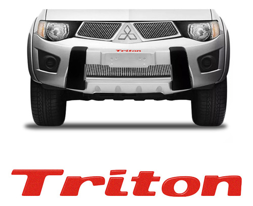 Adesivo Triton L200 2011/12 Para-choque Overbumper Resinado