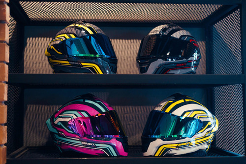 Casco Integral Joe Rocket Rkt 110 Highside Blanco Mica Iridi