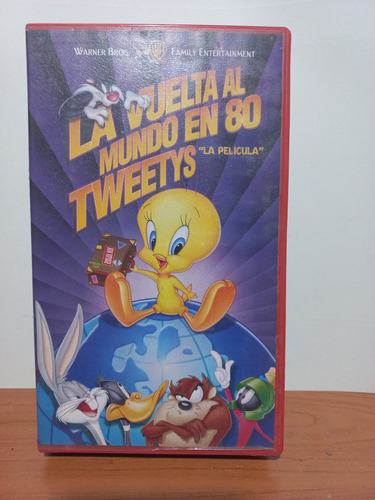Vhs.la Vuela Al Mundo En 80 Tweetys..y Dumbo Lote De 2 (Usado)