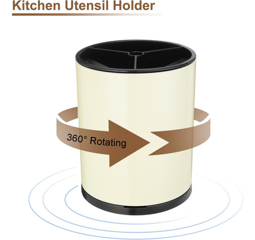 Soporte Para Utensilios De Cocina Uxcell, Acero Inoxidable 3