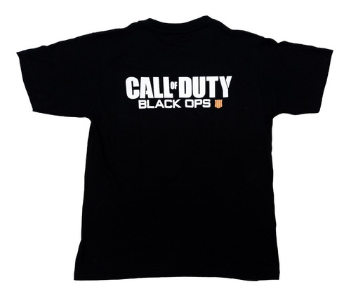 Call of Duty Camiseta para Hombre Placa de reconocimiento Negro Ops III Algod/ón Gris