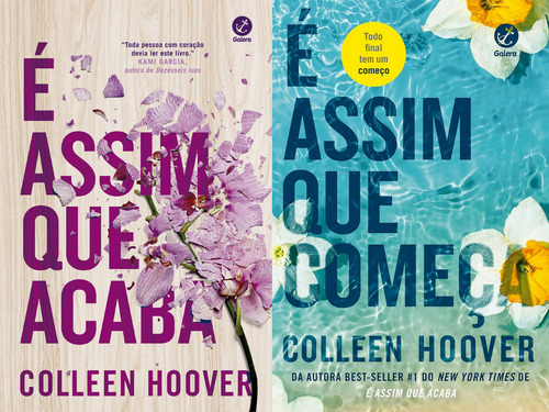 Kit É Assim Que Acaba E É Assim Que Começa, De Colleen Hoover. Editorial Galera, Capa Mole Em Português, 2022