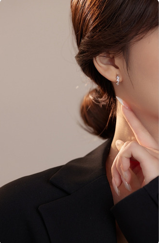 Pendientes De Hip Hop Lightning Para Hombres Y Mujeres