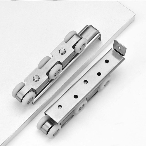 . 2 Poleas Para Puertas Corredizas Sin Rieles, 6 Ruedas