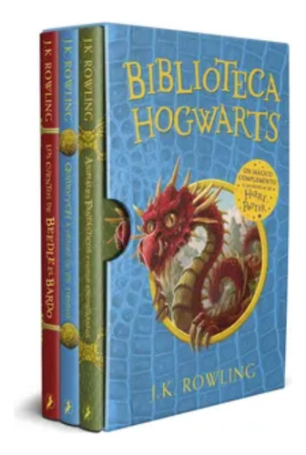 Estuche Biblioteca Hogwarts 3 Tomos ( Nuevos Y Originales)