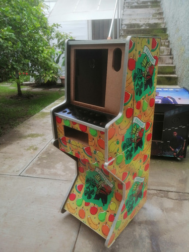 Mueble Tragamonedas Loteria Pikachu Modelo Z Mdf Impreso (Usado)