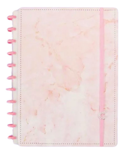 Cuaderno Inteligente A5 Original Organizado Con Discos Pink