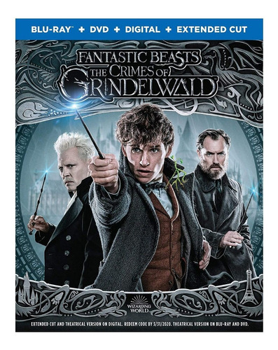 Blu-ray + Dvd Fantastic Beasts The Crimes Of Grindelwald