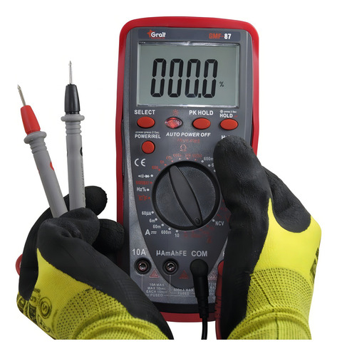 Multímetro Tester Digital T Rms Profesional Cap Frec Gralf
