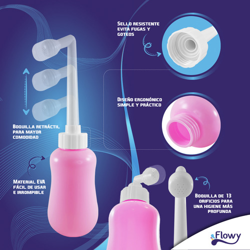 Bidet De Viaje Portátil Facil Traslado Duchador Bidet Mano