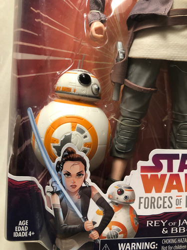 Starwars Disney Rey Jakku & Bb-8 Colec Forces Destiny Hasbro (Usado)