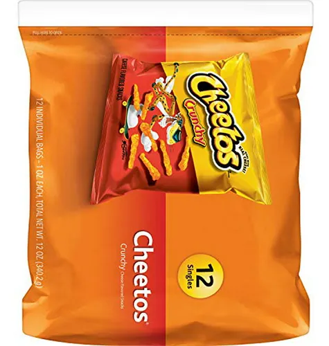 12 Unidades De Cheetos Crunchy Sabor Queso