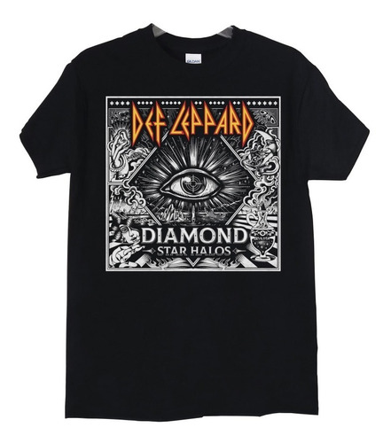 Polera Def Leppard Diamond Star Halos Rock Abominatron