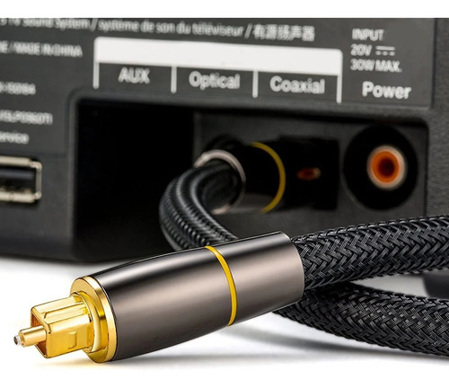 Cable Óptico Toslink De 5 M Para Audio Digital Estéreo