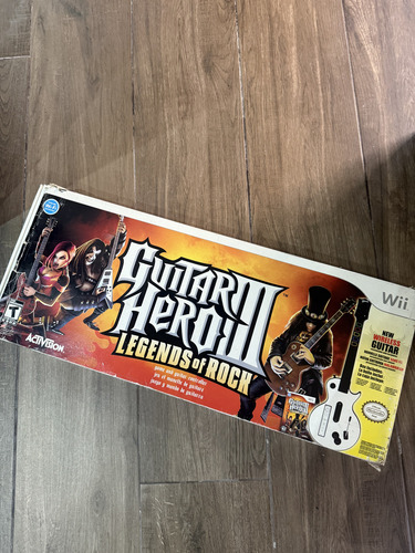 Guitarra Guitar Hero Legends Of Rock Wii Original Caja U (Usado)