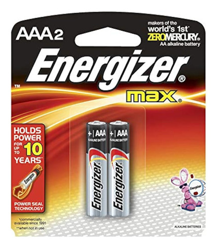 Pilas Alcalinas Energizer Max Aaa 2 Cada Una