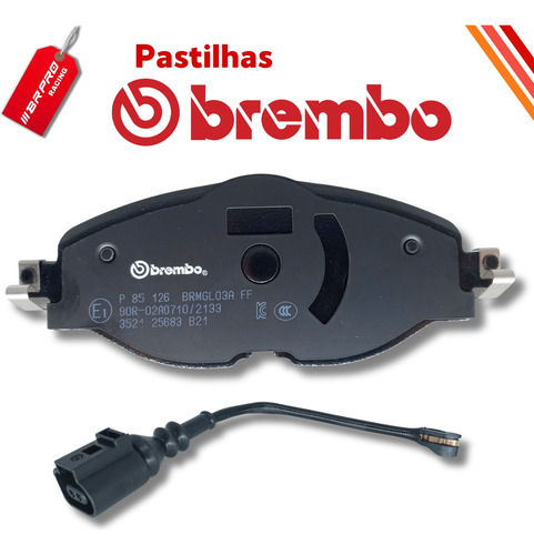 Pastilha Freio Dianteiro Brembo Golf Mk7 Jetta Gli Audi A3