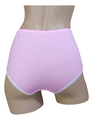 Panty Pantaleta Completa Algodón Paquete 2 Piezas Mujer 6052