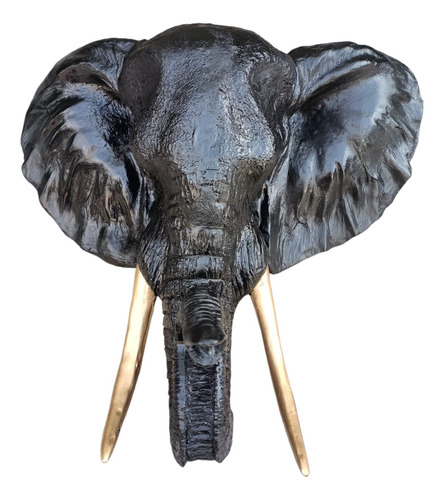 Cabeza De Elefante Pared Minimalista Moderno Resina Colgar