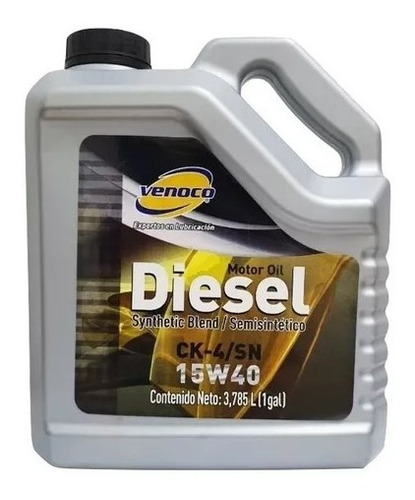 Aceite Diesel Semi-sintetico Ck-4/sn 15w40 Venoco