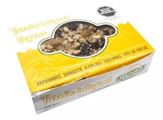 Turrón Integral Vegano, Con Arandanos Y Damasco Mana 500gr