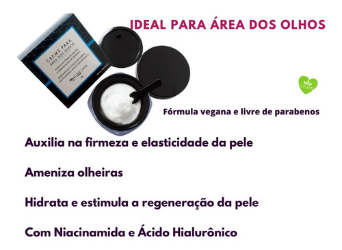 Creme Facial Área Olhos Anti Rugas Olheiras Anti Idade