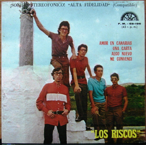 Los Riscos - Amor En Canarias - Ep Simple Rock Español 1971