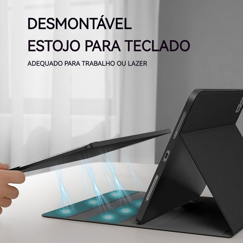 Touch Abnt2 Teclado + Mouse + Capa Para iPad 10ª Geração Cor Cor Lavanda