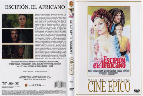 Escipión El Africano- M. Mastroianni- Silvana Mangano Dvd