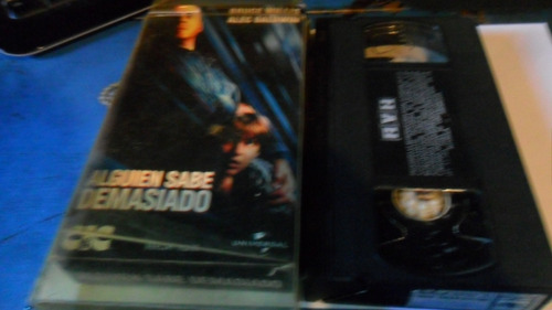 Vhs Alguien Sabe Demasiado ( Mercury Rising, 1998) (Usado)