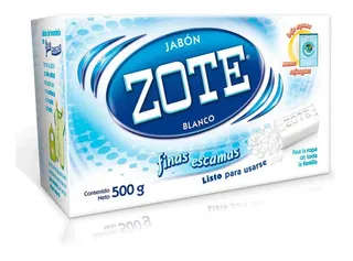 Jabón De Lavandería En Escamas Zote Blanco 500g