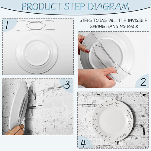 W 4 Colgador De Platos For Colgar En La Pared, Soporte