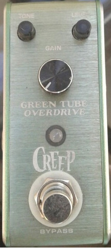 Pedal Overdrive Micro Green Tube  Creep  