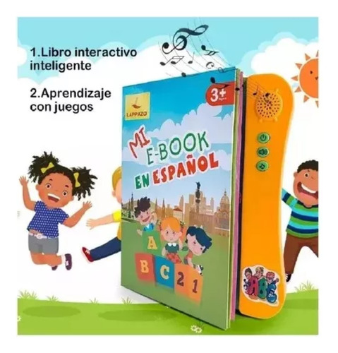 Libro Interactivo Mi E-book En Español Para Aprender A Leer