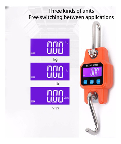 Báscula Colgante Digital Recargable Fdit Elle Crane Scale