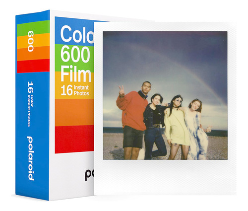 Película En Color Polaroid Para Paquete Doble De 600, 16 Fot