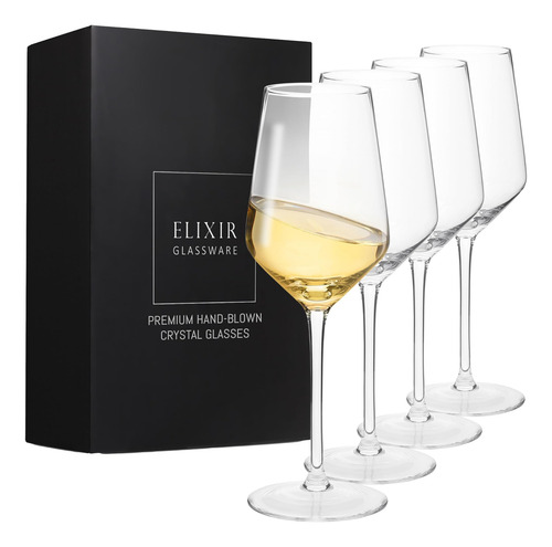 Elixir Glassware Juego De Copas De Vino De 4-13 Oz - Copas D
