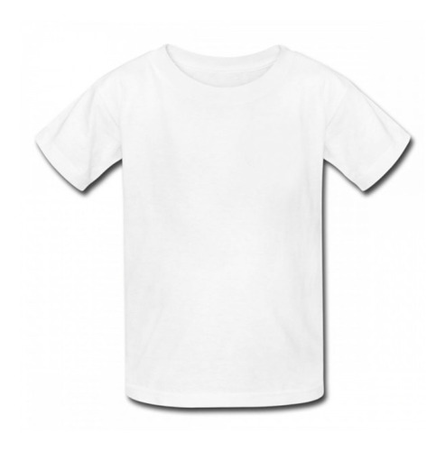 Camiseta Branca Poliéster Lisa P/ Sublimação