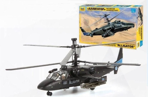 Helicoptero Ka 52 Alligator Zvezda Escala 1:72 Es Un Armable