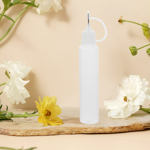 Botellas Recargables Con Punta De Aguja Para Apretar, 10 Uni