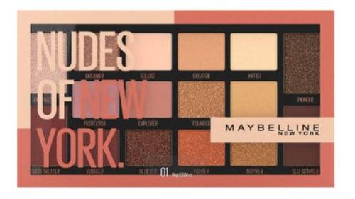 Paleta De Sombras De Ojos Maybelline Nudes Of New York