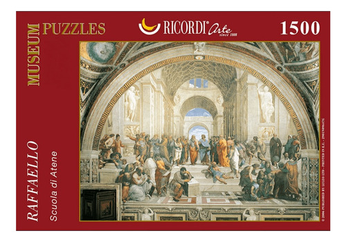 La Escuela De Atenas, Rafael Sanzio -  1500 Piezas  Ricordi