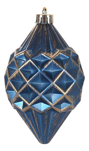 Decoración Para Bolas De Árbol De Navidad (azul Con Plata)