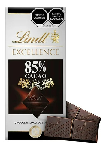 Chocolate Amargo Lindt Excellence 85% Cacao 100 G