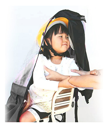 Niños Bicicleta Asiento Trasero Impermeable Cubierta De La L