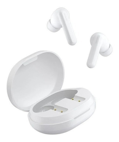 Auriculares in-ear gamer inalámbricos Haylou GT Series GT7 blanco con luz LED
